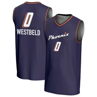 Men's Phoenix Mercury Kathryn Westbeld Replica Purple Lightweight Jersey