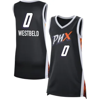 Women's Phoenix Mercury Kathryn Westbeld Rebel Edition Victory Black 2021 Jersey